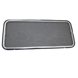 Man Ship LS-0716-SN Marine Rectangular Portlight Aluminum Frame Bug Screen for Boat Windows – Corrosion-Resistant, Easy to Install - Fits 7" x 16" Opening