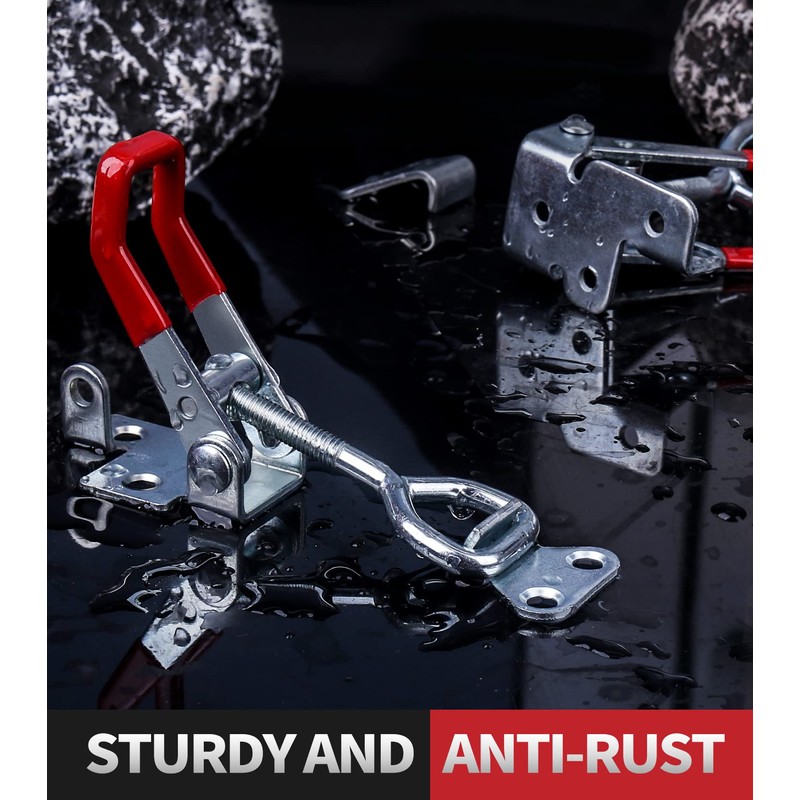 Vicuna R 8Pack Heavy Duty Toggle Latch Clamp 4002, Adjustable