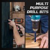 Upgraded SONCHIE Serrated Masonry Drill Bit Set - 1/4 to