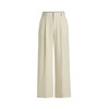 CIDER High Waist Pleated Wide Leg Pants A-Beige