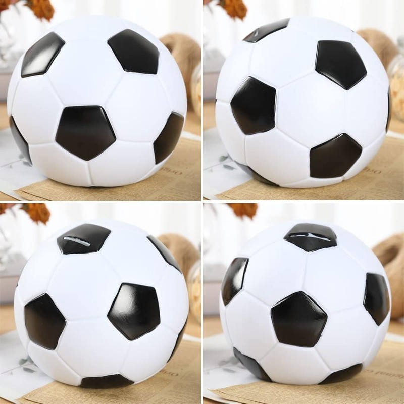 Soccer Piggy Bank, PVC Coin Bank, Shatterproof Money Bank(Small)
