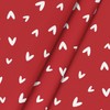 Horaldaily Valentine Tablecloth 70×70 Inch Round, Mini Love Hearts Red