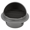 Stainless Steel Round Air Vent Louvered Cover Waterproof Windproof External