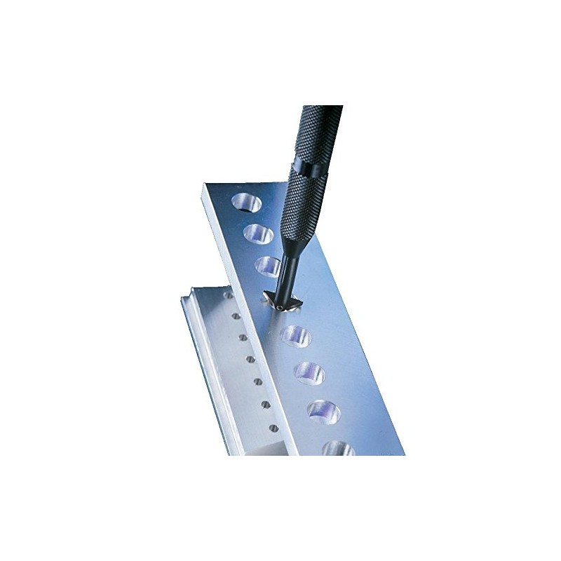 Grattec RC1000 Reversible Countersink, Black/Silver