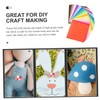 DOITOOL 40Pcs DIY Craft Felt Sheets Soft Non Woven Squares