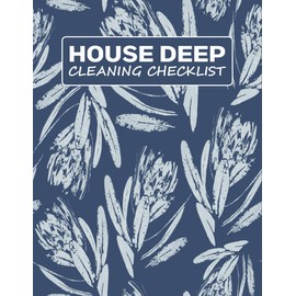 House Deep Cleaning Checklist: Organized Home Deep Clean Tracker | Schedule, Plan & Check Off Every Task, monthly cleaning planner, weekly house cleaning log