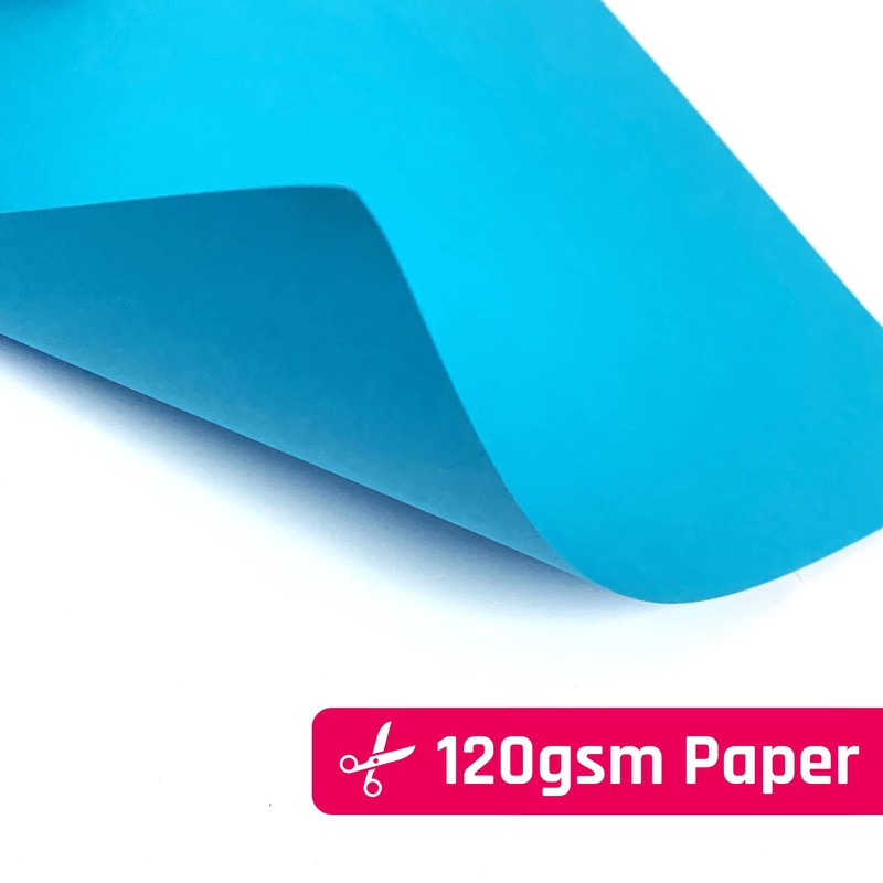 10 Colours, A4 120gsm Coloured Art Paper - Assorted Pack,
