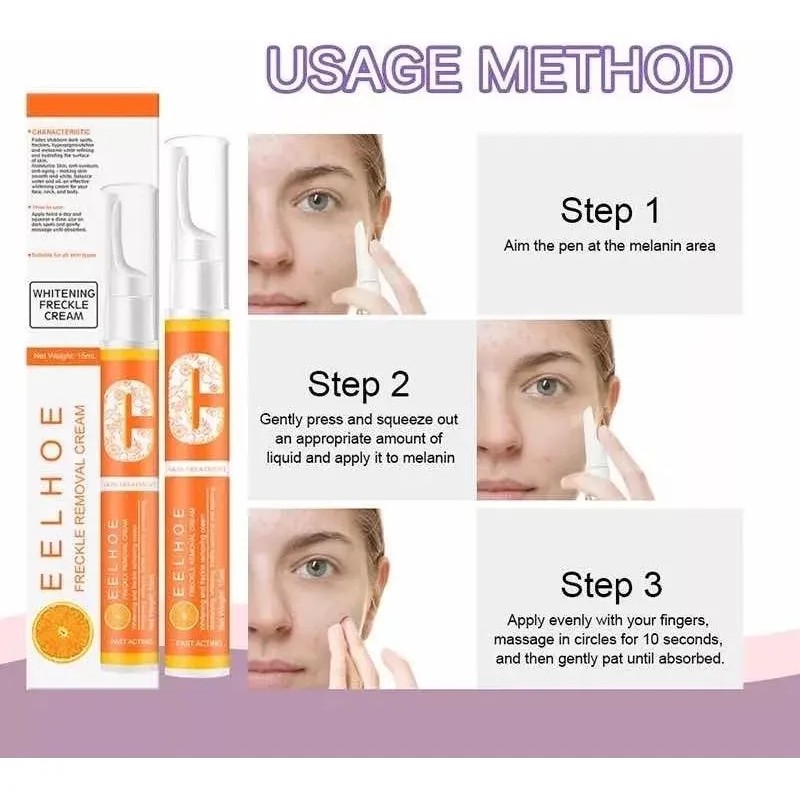 Crema Elimina Manchas De Acné De Sol Pecas Paño Melasma