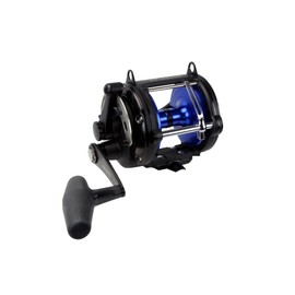 Okuma Solterra SLX Single Speed Levelwind Lever Drag Saltwater Trolling Reel, SLX-50Lb, 520yds-50lb, Black