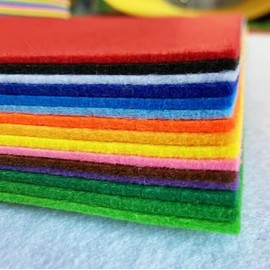 YYCRAFT Stiff Felt Sheets Thick Felt 9 Inch X 12 Inch - 30 Pcs Pack(15 Colors)