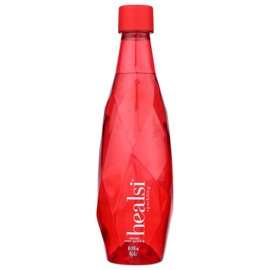 Healsi Water Bottle Red Sparkling 16.9oz Pack of 12