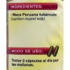 Suplemento Maca Negra Peruana 100% Extracto 72 Cápsulas 500mg Natural