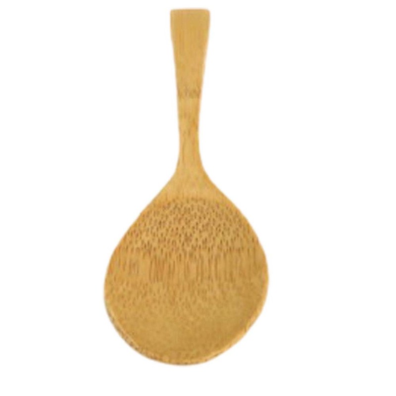 Marujyu Folk Craft Bamboo Curry Spoon, Total Length 7.9 inches