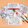 Aurasky Painting Pencil Case Fabric Bag for Painting, Colour-dinosaurs, pencil