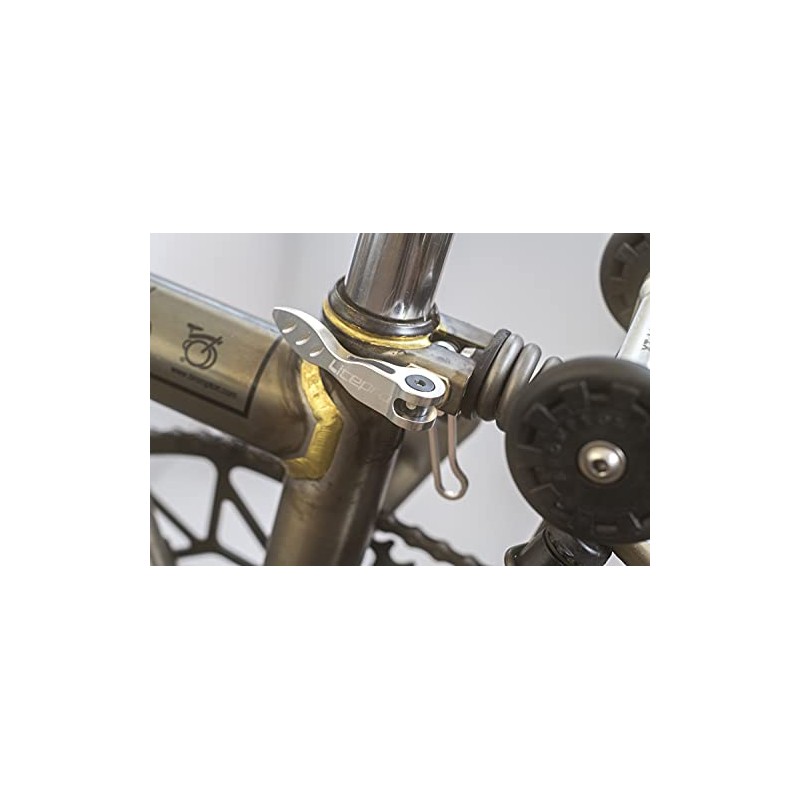 Aluminium Seatpost Clamp for Brompton in Silver