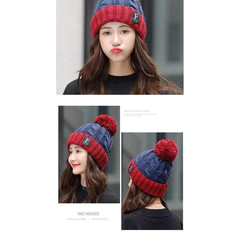 LangSheng Women's Knit Hat, Cap, Cute Hat, Stretchable, Fashionable, Cold