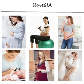 iloveSIA® Abpumpen BH Pump BH Still BH Ohne Bügel mit aufhakbaren Clips auch als Schlaf-BH geeignet für Schwan 2XLgere Schwarz+Beige+GrauGröße