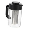 COLLBATH Cooling Beverage Pitcher with Lid High Temp Glass Water