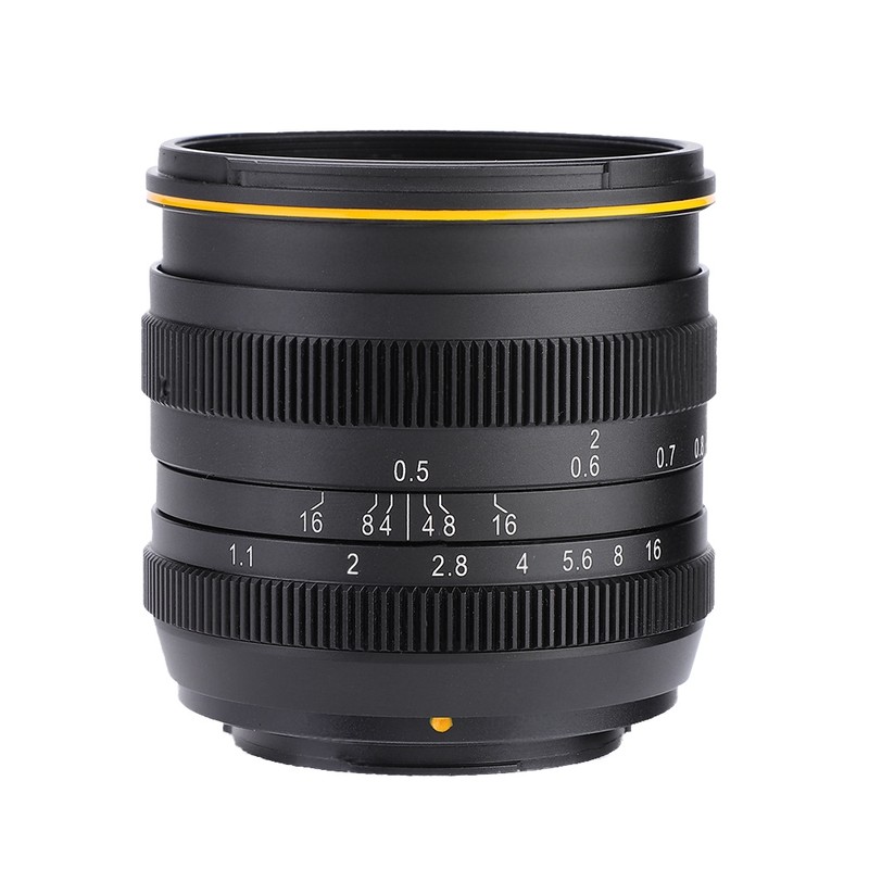Kamlan 50mm f1.1 APS-C Large Aperture Manual Focus Lens for