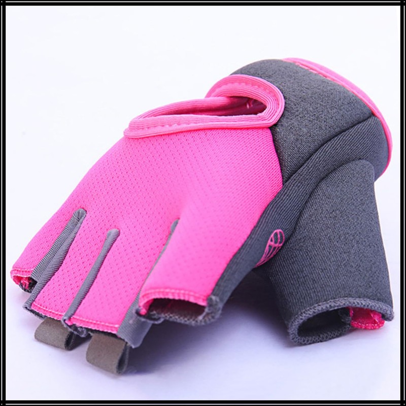 White Fang NT364 Gloves, Half Finger, Fitness, Training, Anti-Slip, Men's,