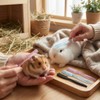 4-Pack Hamster Grooming Combs and Small Pet Hair Brushes for