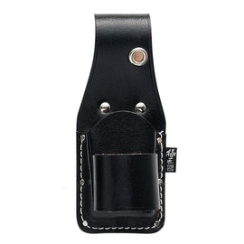 Premium Handmade Black Leather Mini Torpedo Level, Ink Points Pointing GK – Lt