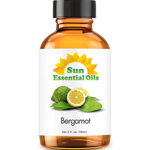 Sun Essential Oils 2oz - Bergamot Essential Oil - 2 Fluid Ounces