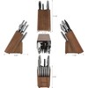 Knife Block Set, Kitchen Knife Sets with Block, FIKSHOT Knives