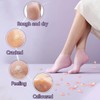 TEAWOO 5 Pairs Silicone Socks for Dry Cracked Feet, Women's