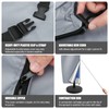 Teynewer Parasol Cover Waterproof, Cantilever Parasol Protective Cover with Telescopic