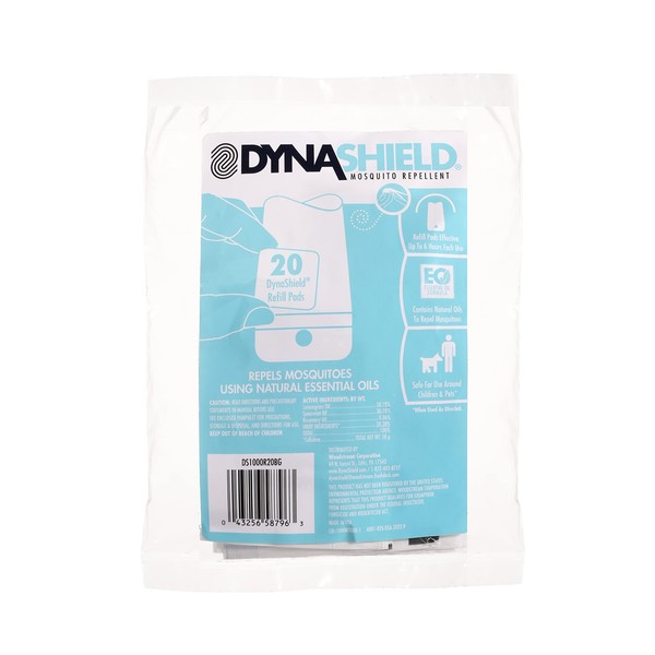 DynaTrap DS1000R8SR DynaShield Repellent Refill Pads-8 Pack, 8, White