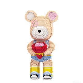 DAHONPA Animal Flower Love Bear Micro Building Blocks Set with Storage Drawer (7880 Pieces) Gift for Adults and Kids