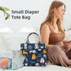 Pequeña bolsa de pañales impermeable de viaje, mini bolsa de