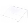 Plymor Clear Acrylic Slightly Elevated Book Display Stand with 1.5"