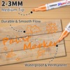 Orange Permanent Paint Pens - 12 Pack Oil Based Paint