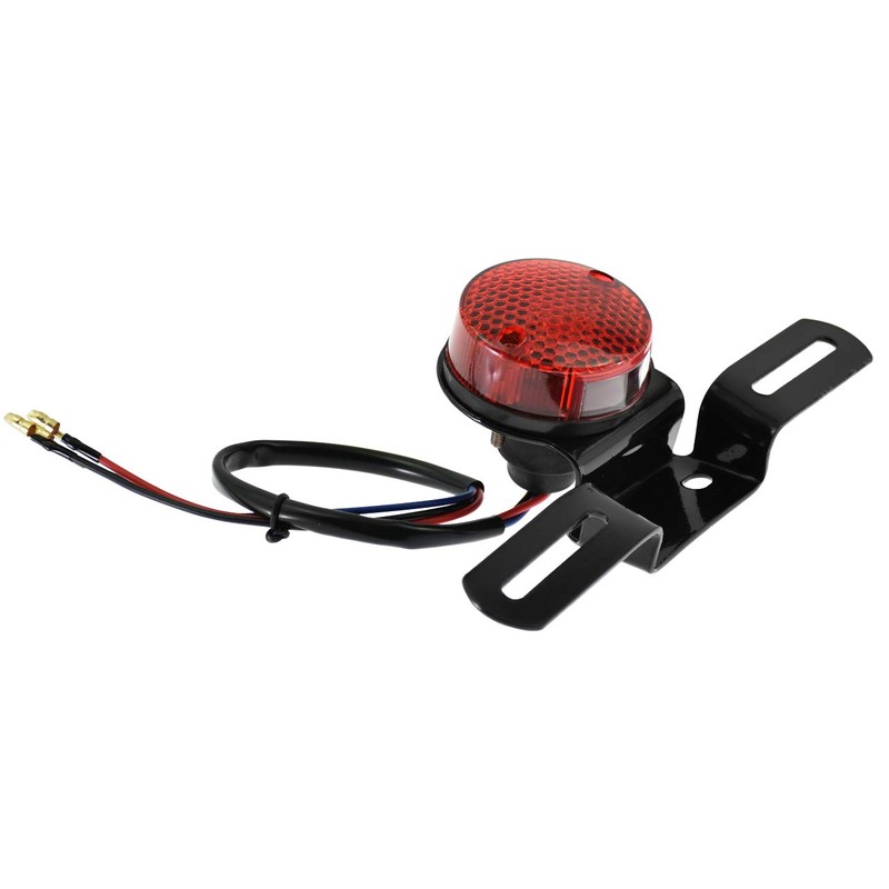 HDBUBALUS Motorcycle Tail Light LED Brake Light License Plate Light