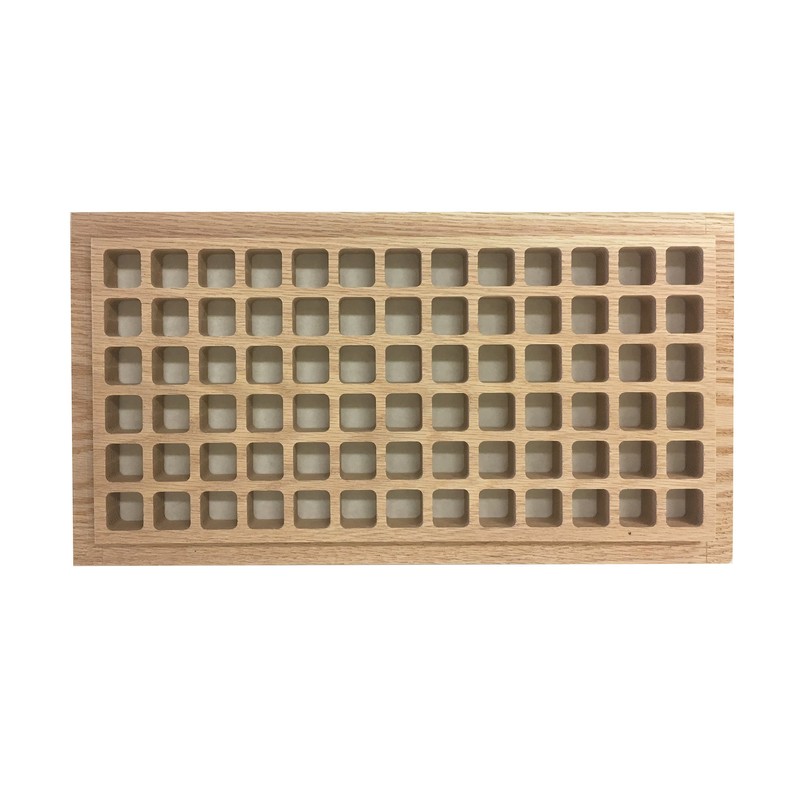 Cape Cod Air Grilles, 6" x 12" Red Oak Hardwood