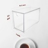 AZEZO 16-Pack Tea Bag Drawers Organizer - 16 Clear Plastic