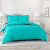 Nestl California King Duvet Cover Sets Teal - Soft Duvet