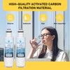 HX2019F-A HX2019FR-A Water Filter Replacement, Compatible With Hisense HRM260N6TSE, HRFD560SW,