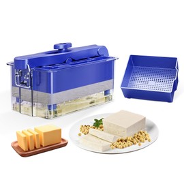 Tofu Press Presser for Firm or Extra Firm Tofu,Durable Sustainable Tofu Maker with Water Drainer,Speed Up Tofu Preparation for Silken and Plant Based Milk Lovers