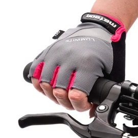 Meteor unisex adult’s and children’s GX31 gel cycling gloves, MTB gloves, mountain bike gloves, downhill, hiking, cycling gloves, green, pink, xl