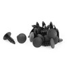 20 Pcs Black Plastic Rivet Protector Clips for Trim and