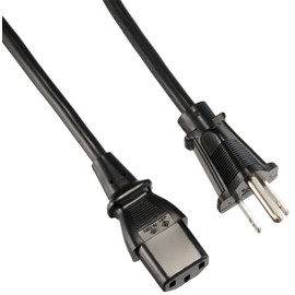 Buffalo BSACC0720BKA Power Cable 3-pin socket (Female) to 3-pin Plug (Male) 6.6 ft (2 m)