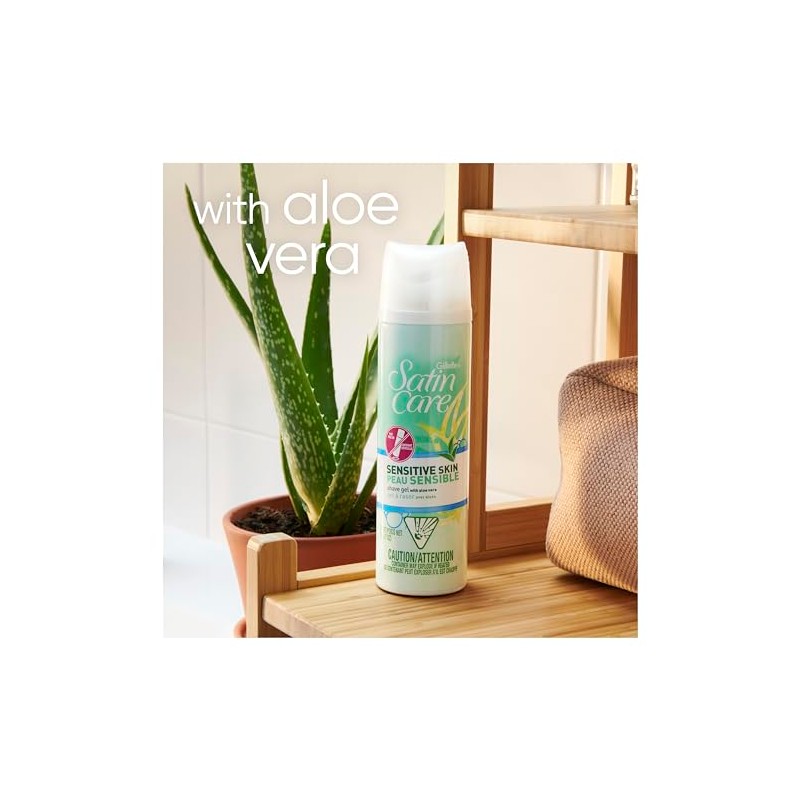 Gillette Venus Gel de afeitado de piel sensible Satin Care