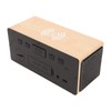 Digital Wooden Alarm Clock LED Smart Bluetooth Speaker 15W Wireless