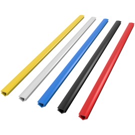 8Meters Dust Protection Soft Cover Seal Strip, 6mm Slot 20 Series Aluminum Extrusion Profile Flat Seal (Red)