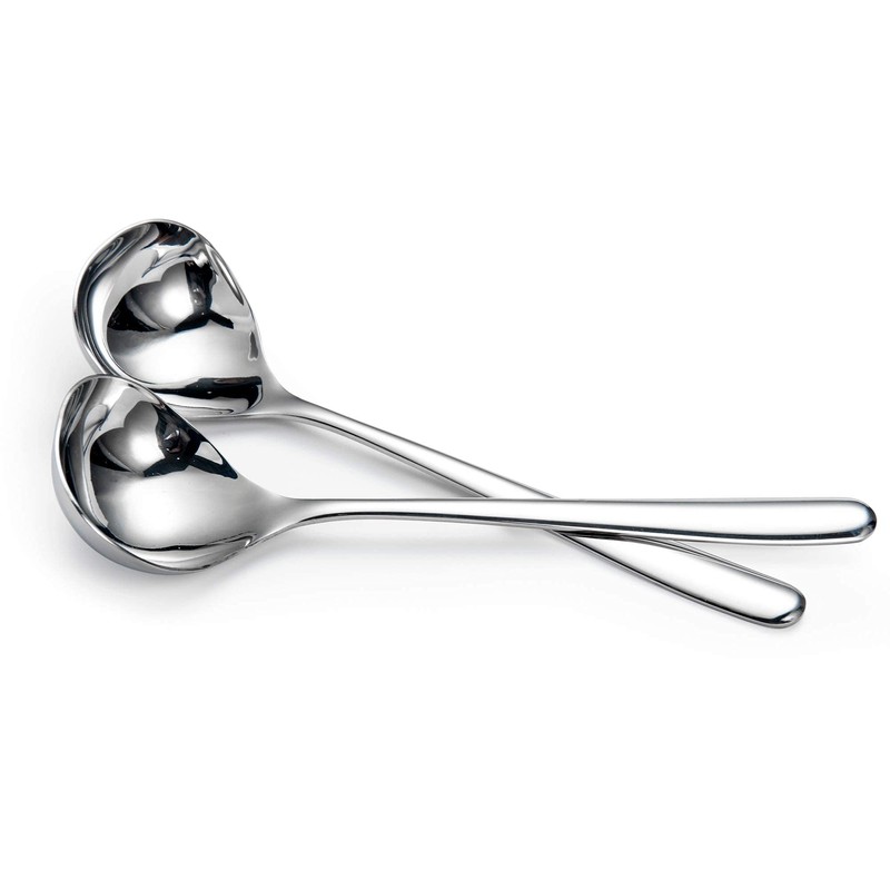 IMEEA 8-inch Mini Ladle Deep Soup Spoon SUS304 Stainless Steel