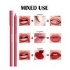 Jutqut 2Pcs Matte Lip Liner with Sharpener, Wasserfester & Langanhaltender