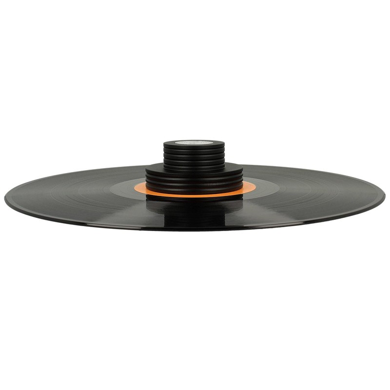 _blank #022bk Stabiliser for Record Players, Integrated Dragonfly, Plate Weight,